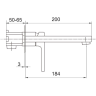 Встраиваемый смеситель для раковины GAPPO G17-9 G1017-19 оружейная сталь